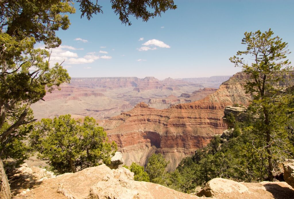 Grandview Point viewpoint in the Grand Canyon